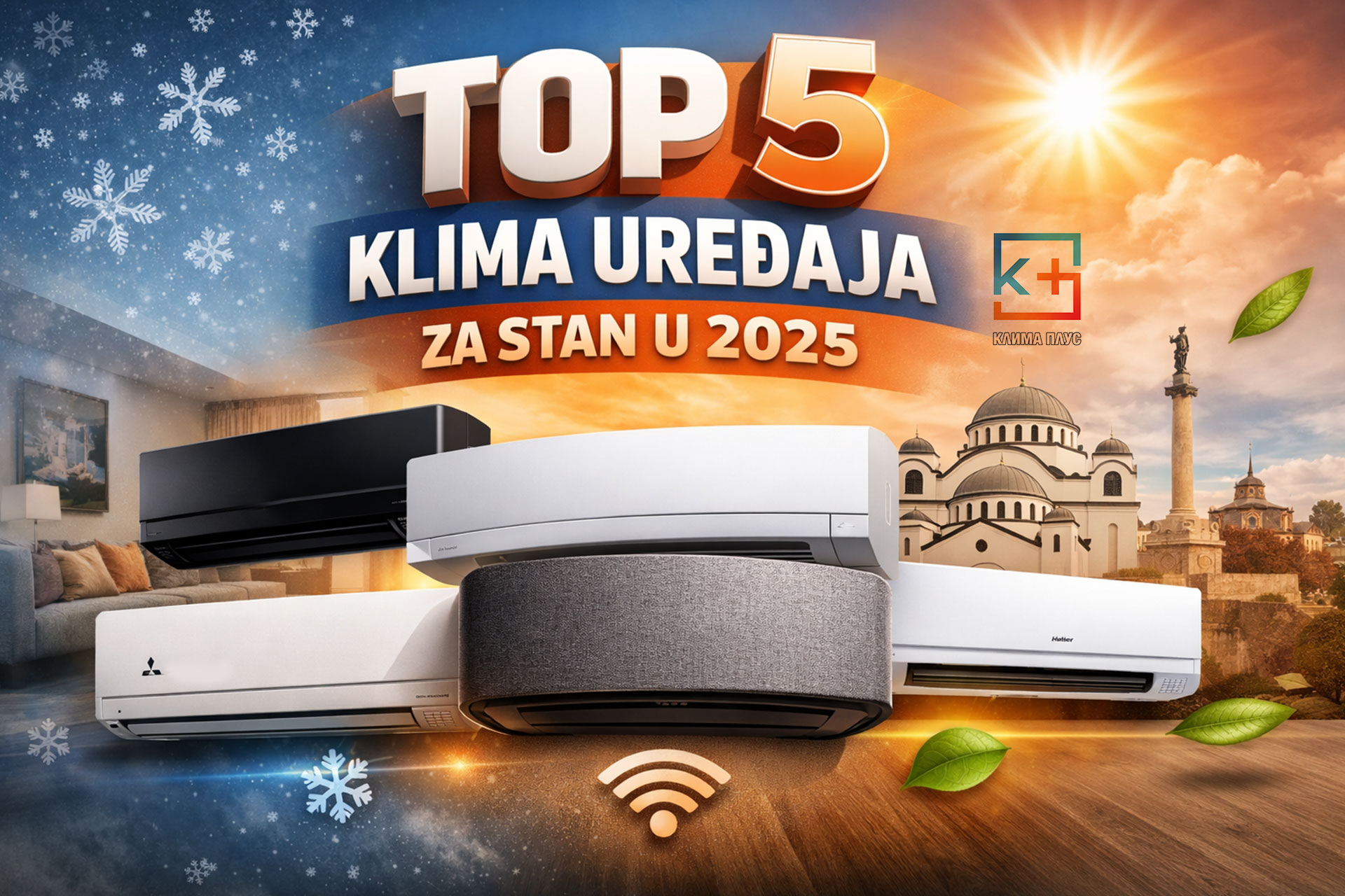 Top 5 klima uređaja za stan 2025 – vodič i preporuke