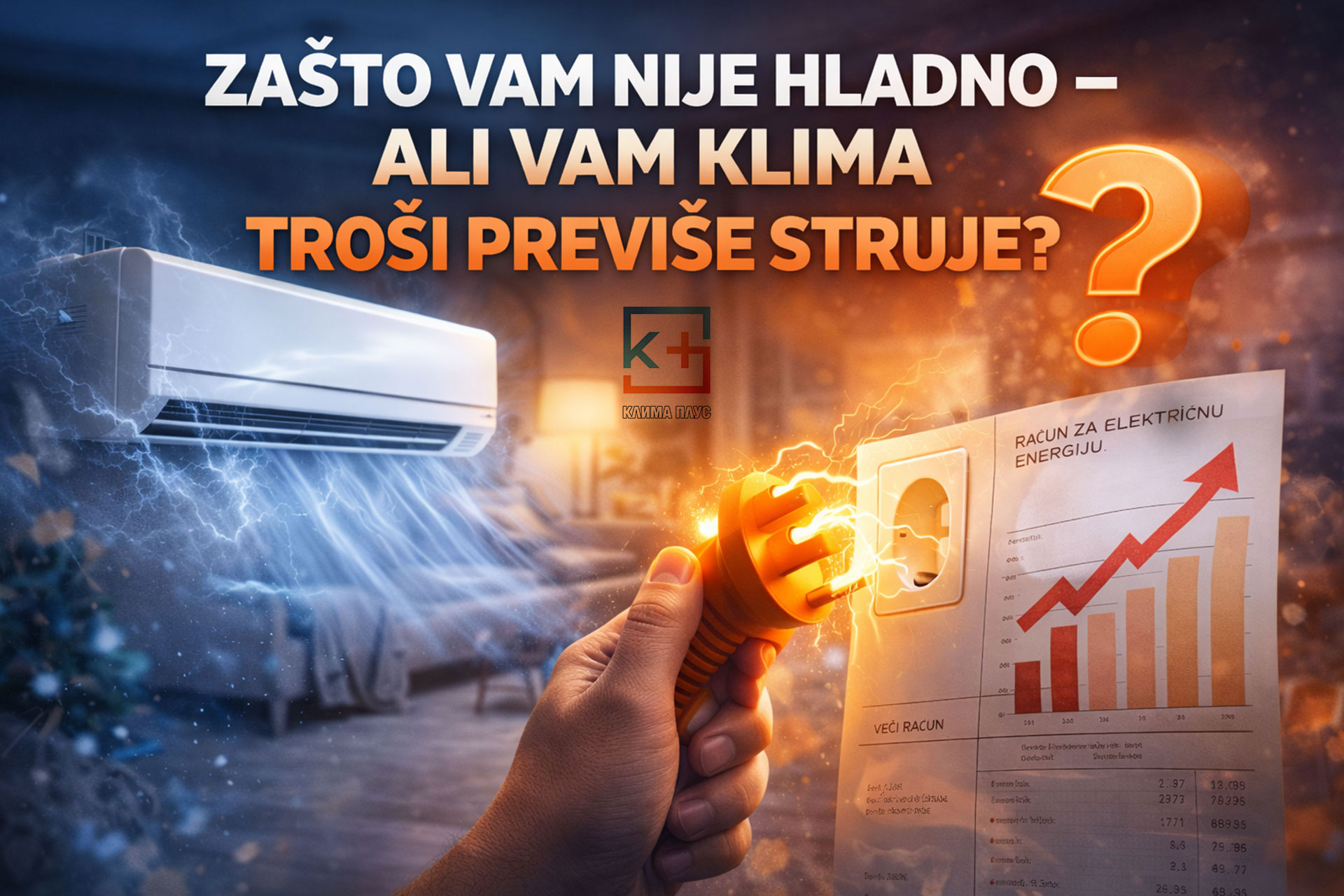 Zašto vam nije hladno – ali vam klima troši previše struje?