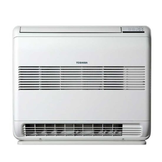 Toshiba konzolna unutrašnja jedinica ispod prozora u dnevnoj sobi