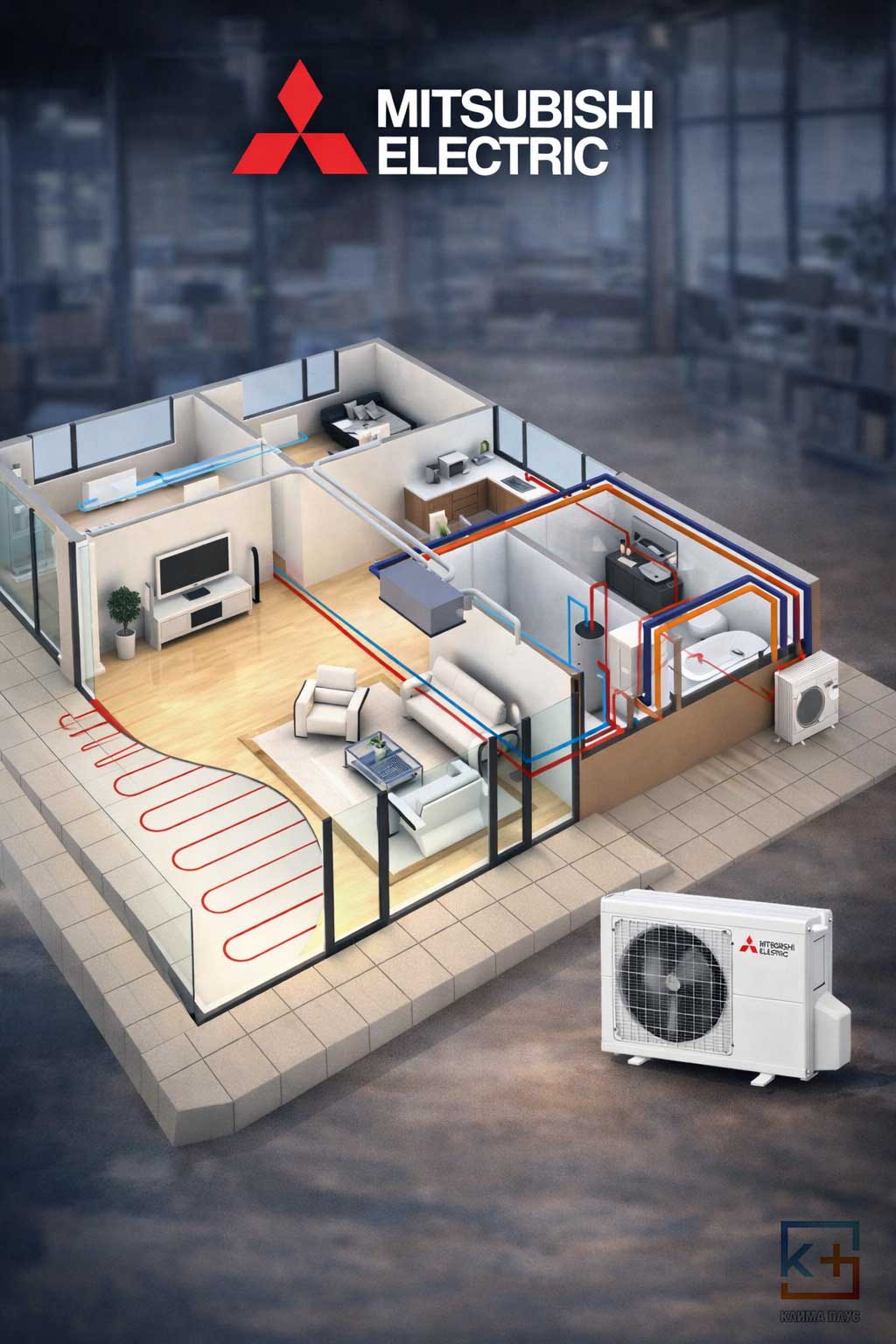 Mitsubishi Electric Mr. Slim+ profesionalni klima sistemi za poslovne i stambene objekte. Visoka efikasnost, tihi rad i DC Inverter tehnologija. Zatražite ponudu.