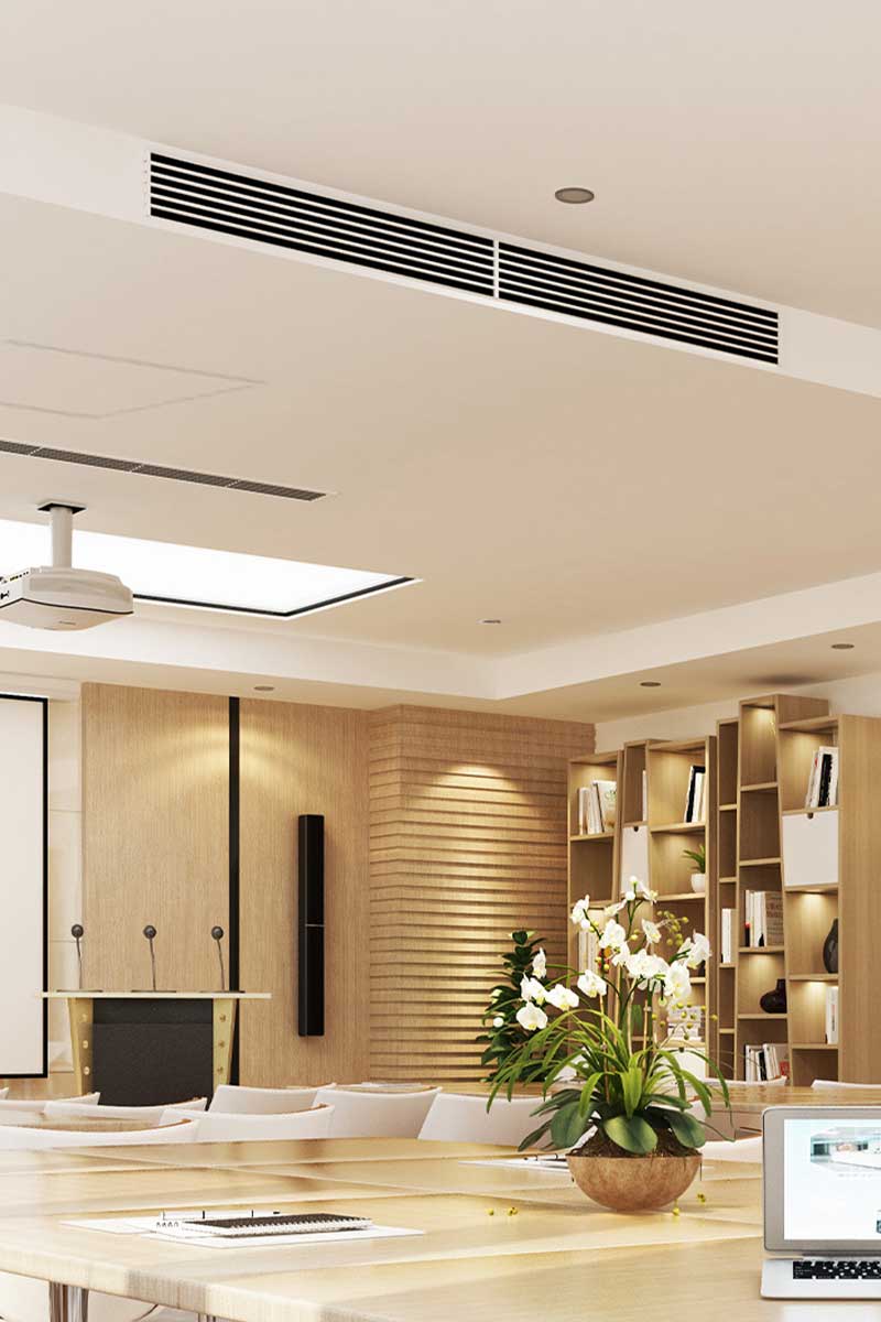 Mitsubishi PEAD kanalne jedinice obezbeđuju ravnomerno hlađenje i grejanje uz maksimalan komfor i diskretnu ugradnju.