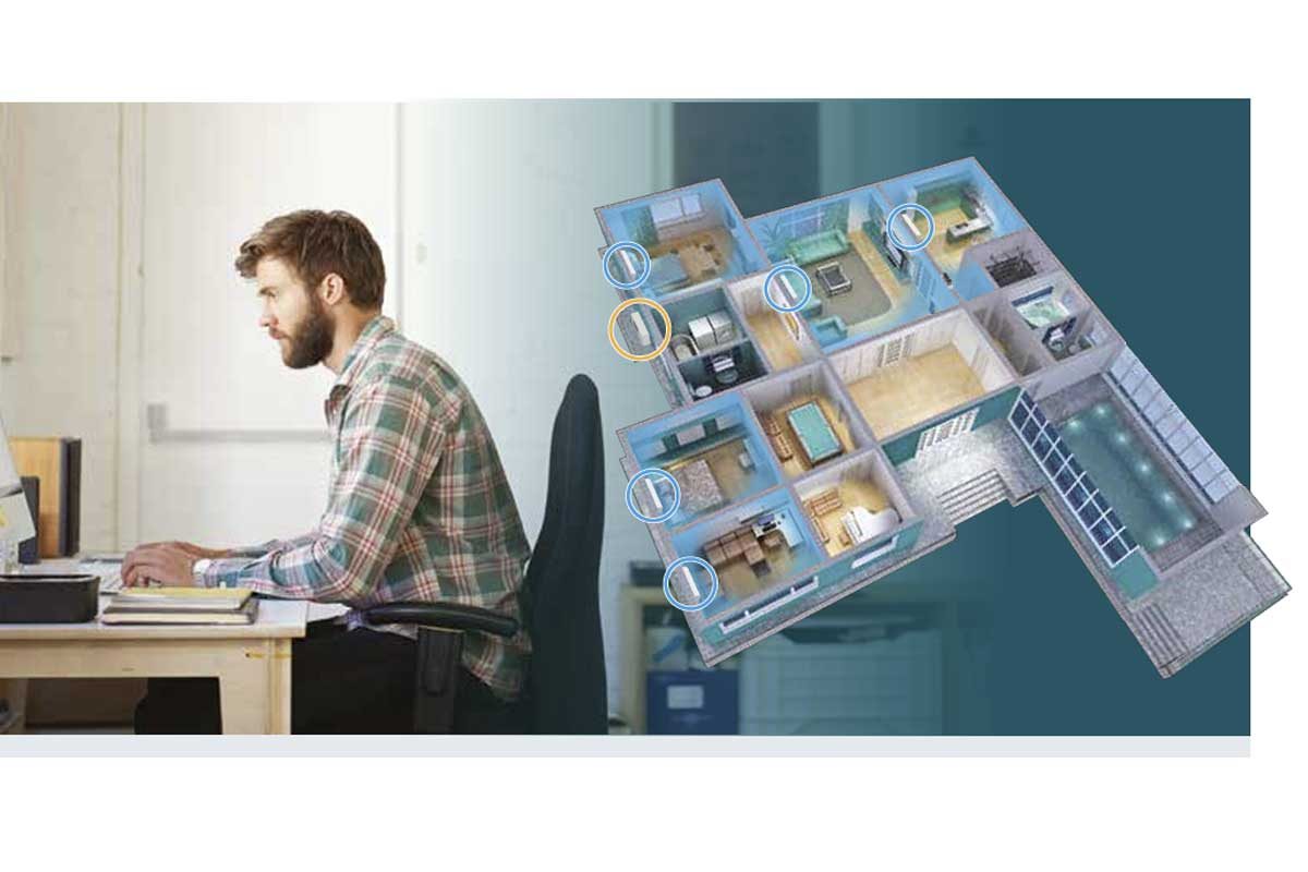 Toshiba multisplit sistem za poslovni prostor sa kasetnim i zidnim jedinicama